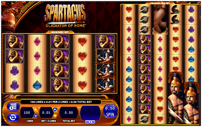 Spartacus slot machine jackpots 2020